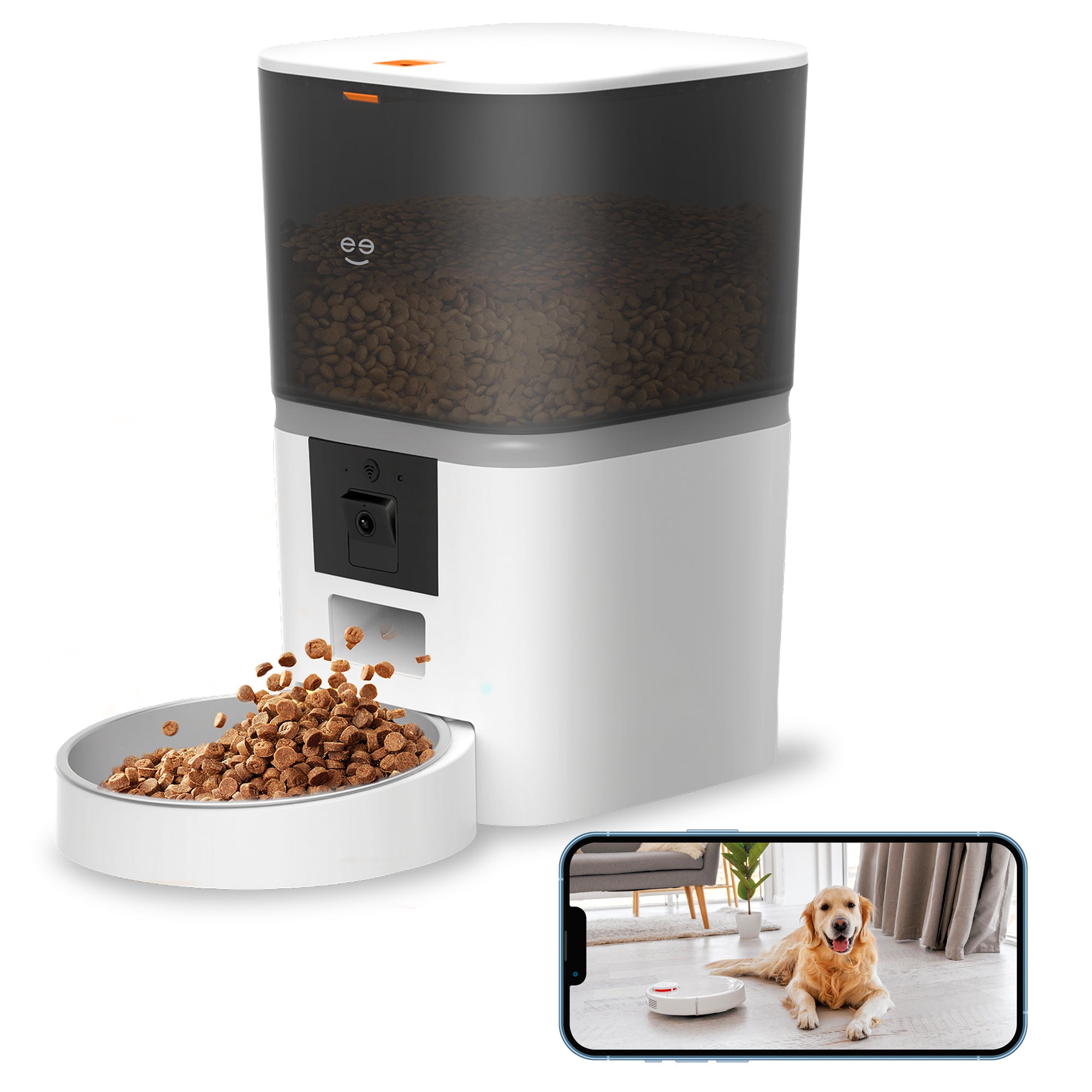 Geeni 6L Smart Pet Feeder with Camera, 1080p HD – Geeni Smarthome