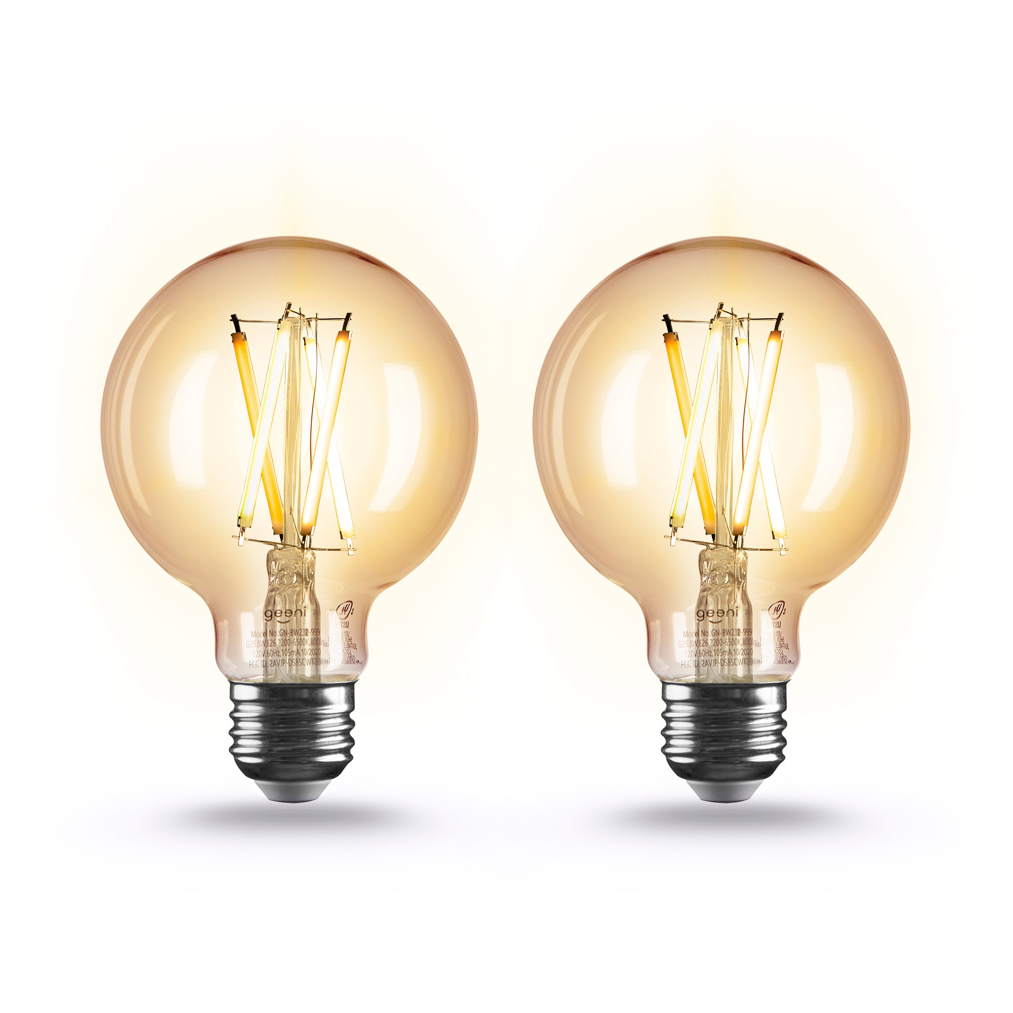 Geeni Edison Amber E26 Smart LED Light Bulb - 100W – Smarthome