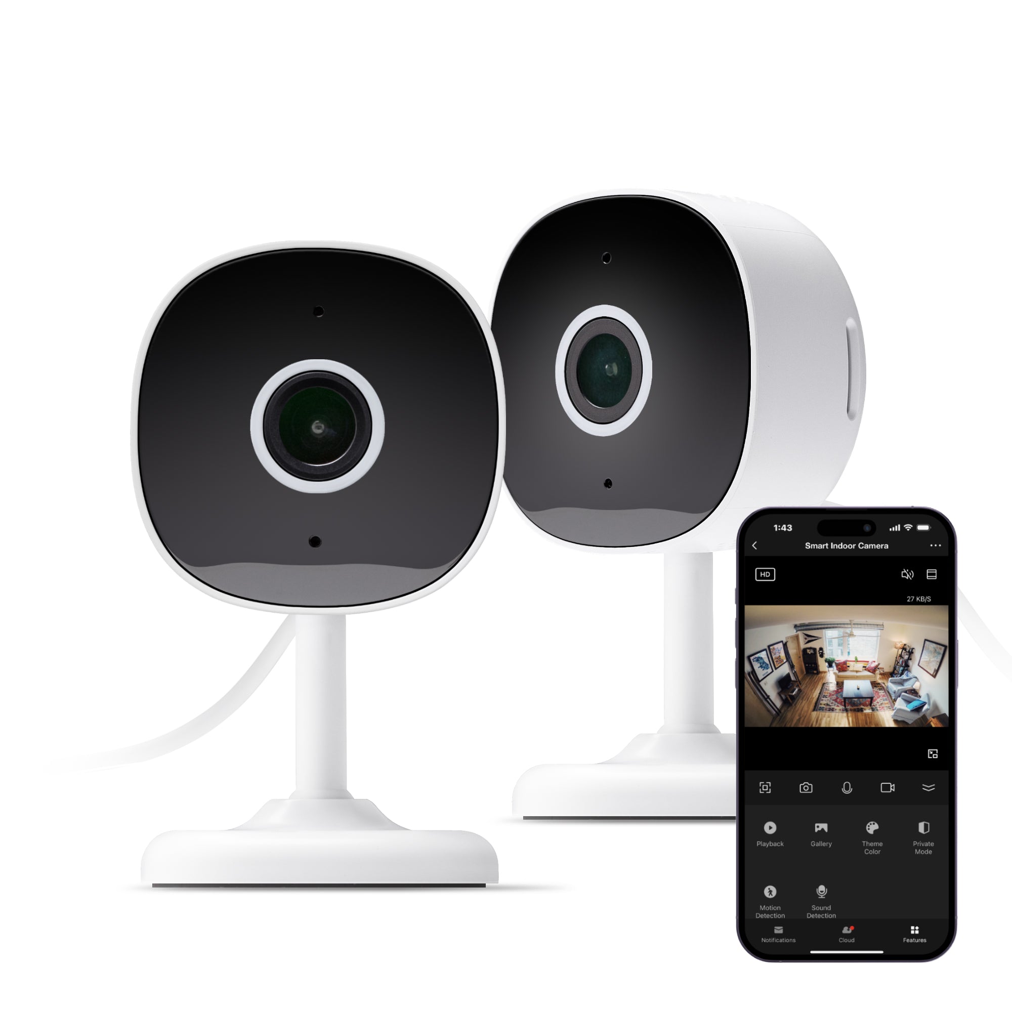 Geeni Insight Mini 2K Indoor Camera (2-Pack) – Geeni Smarthome