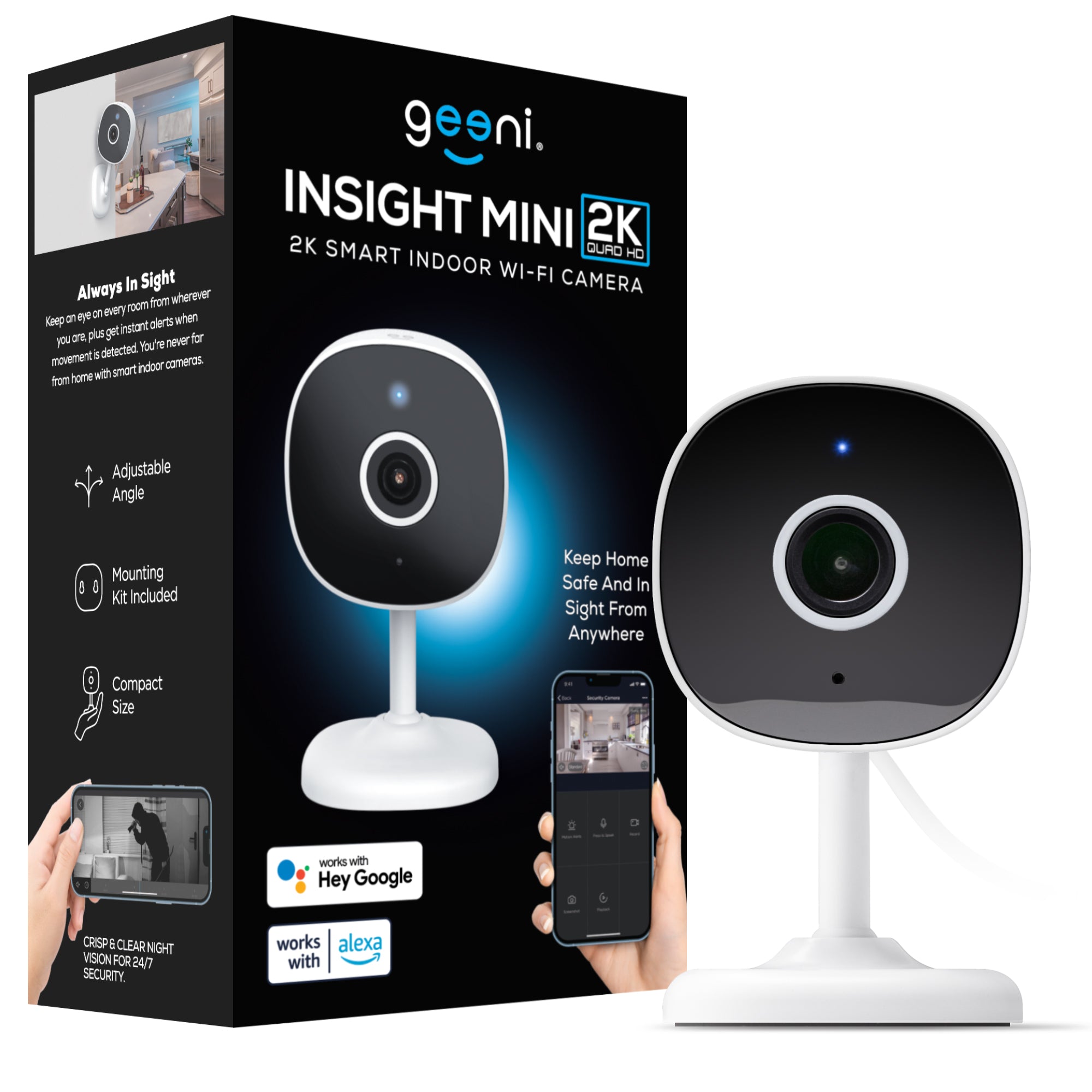 Geeni Insight Mini 2K Indoor Camera
