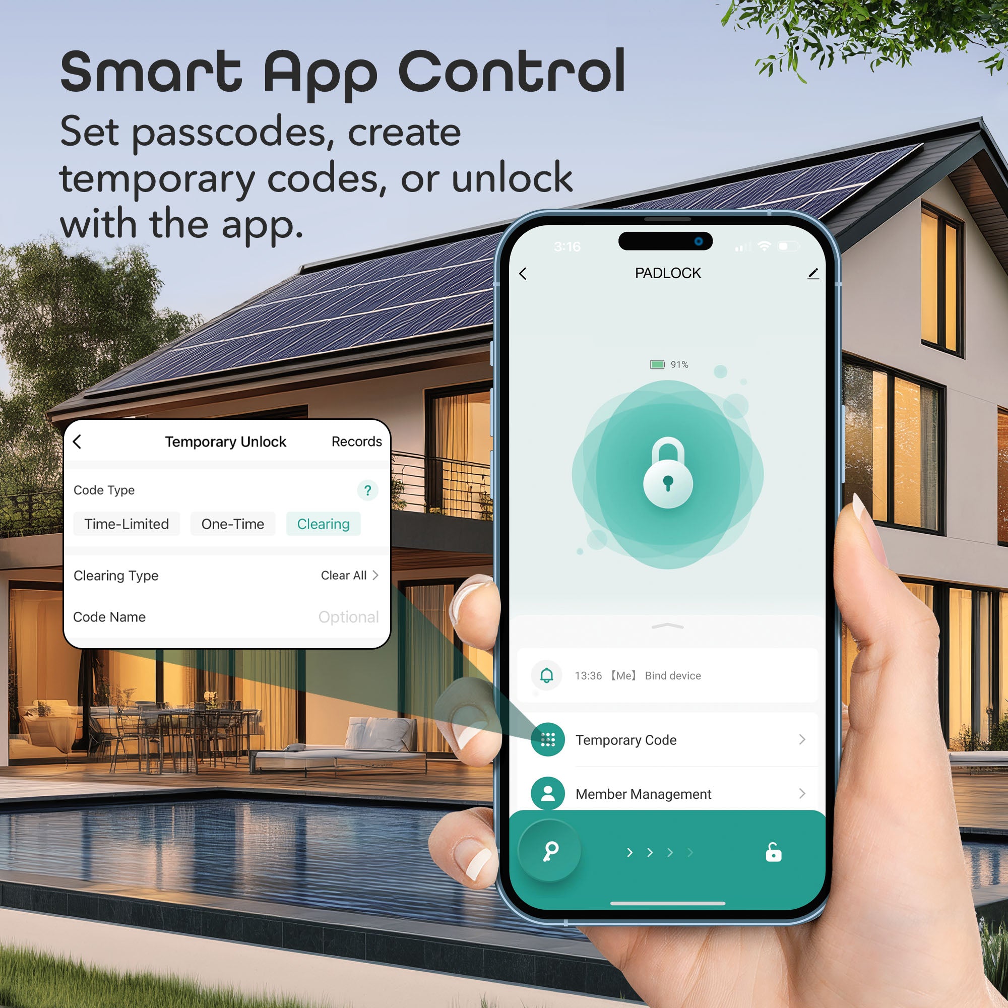 Geeni LockConnect Smart Bluetooth Padlock