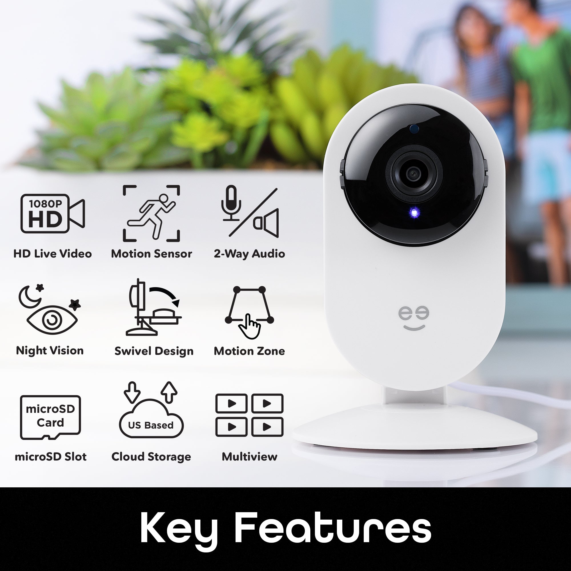 Geeni Glimpse 1080p Camera (2-Pack)