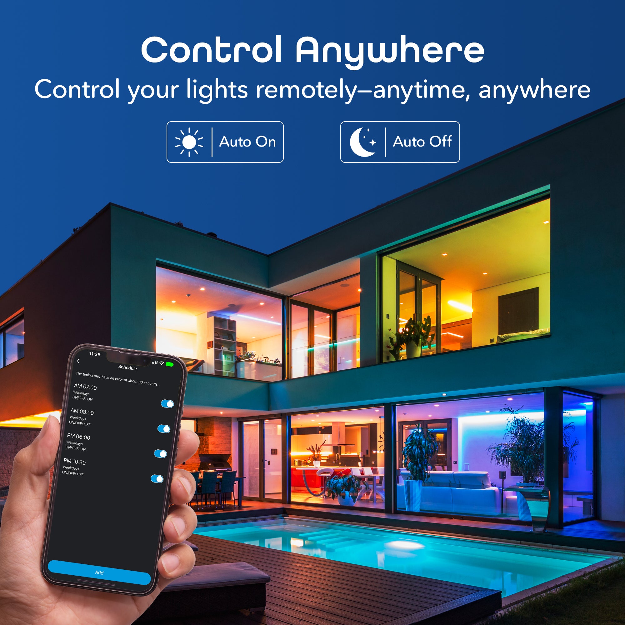 Geeni Prisma Plus 800 A19 Smart Bulb - Multicolor and Tunable (2-Pack)