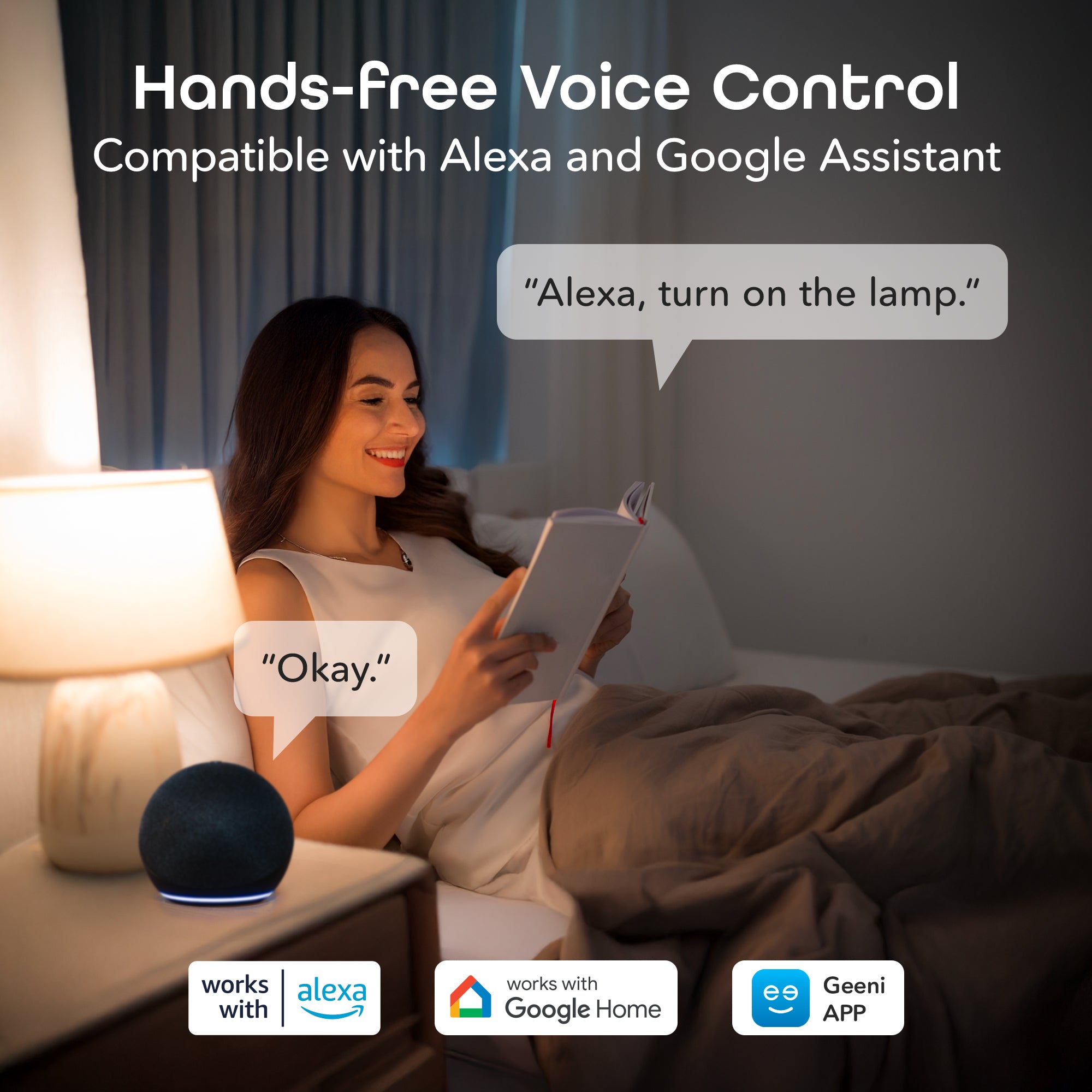 Geeni Prisma Plus 800 A19 Smart Bulb - Multicolor and Tunable (2-Pack)