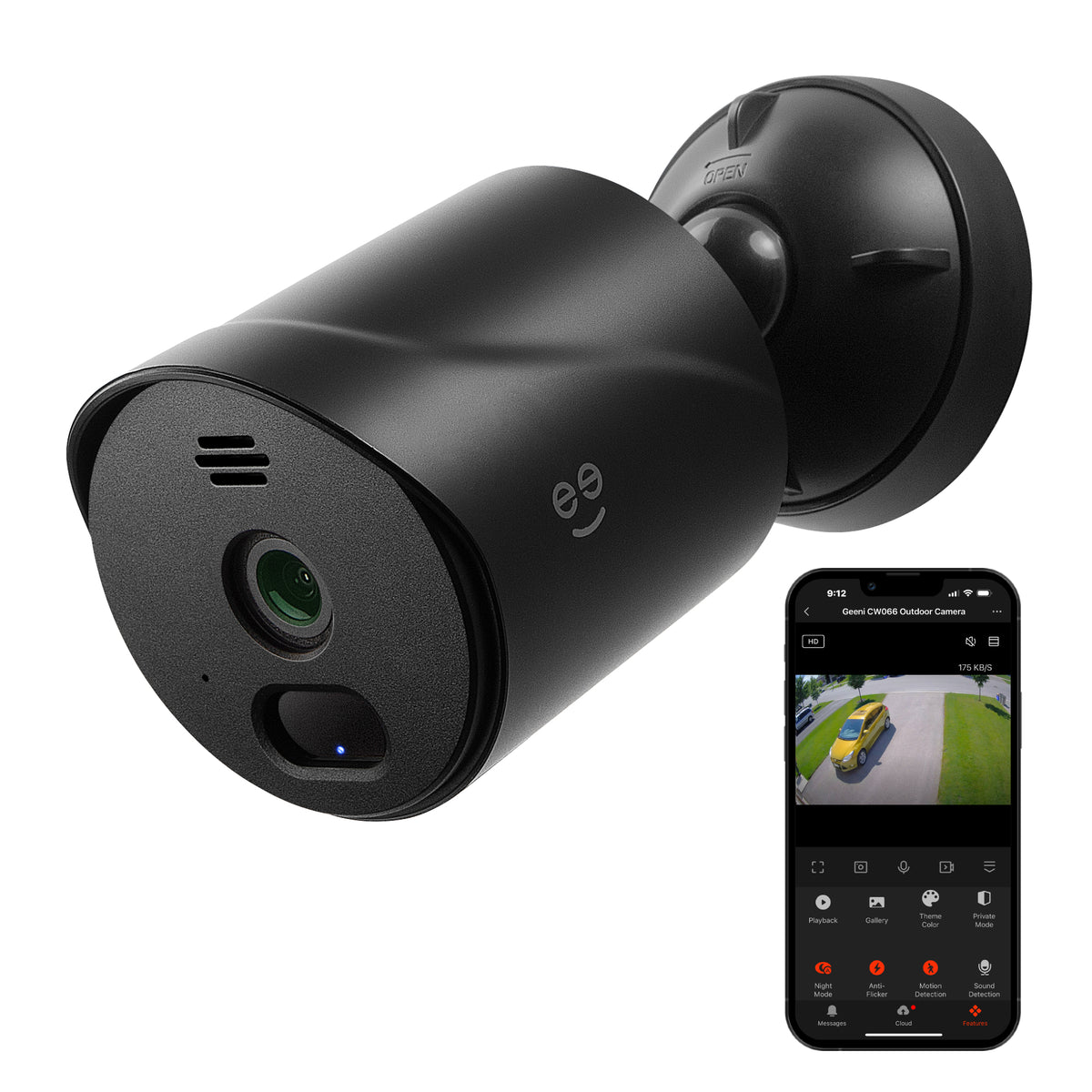 Geeni Freebird Cameras for Home Security, Outdoor Waterproof Geeni Freebird Cameras for Home Security, Outdoor Waterproof