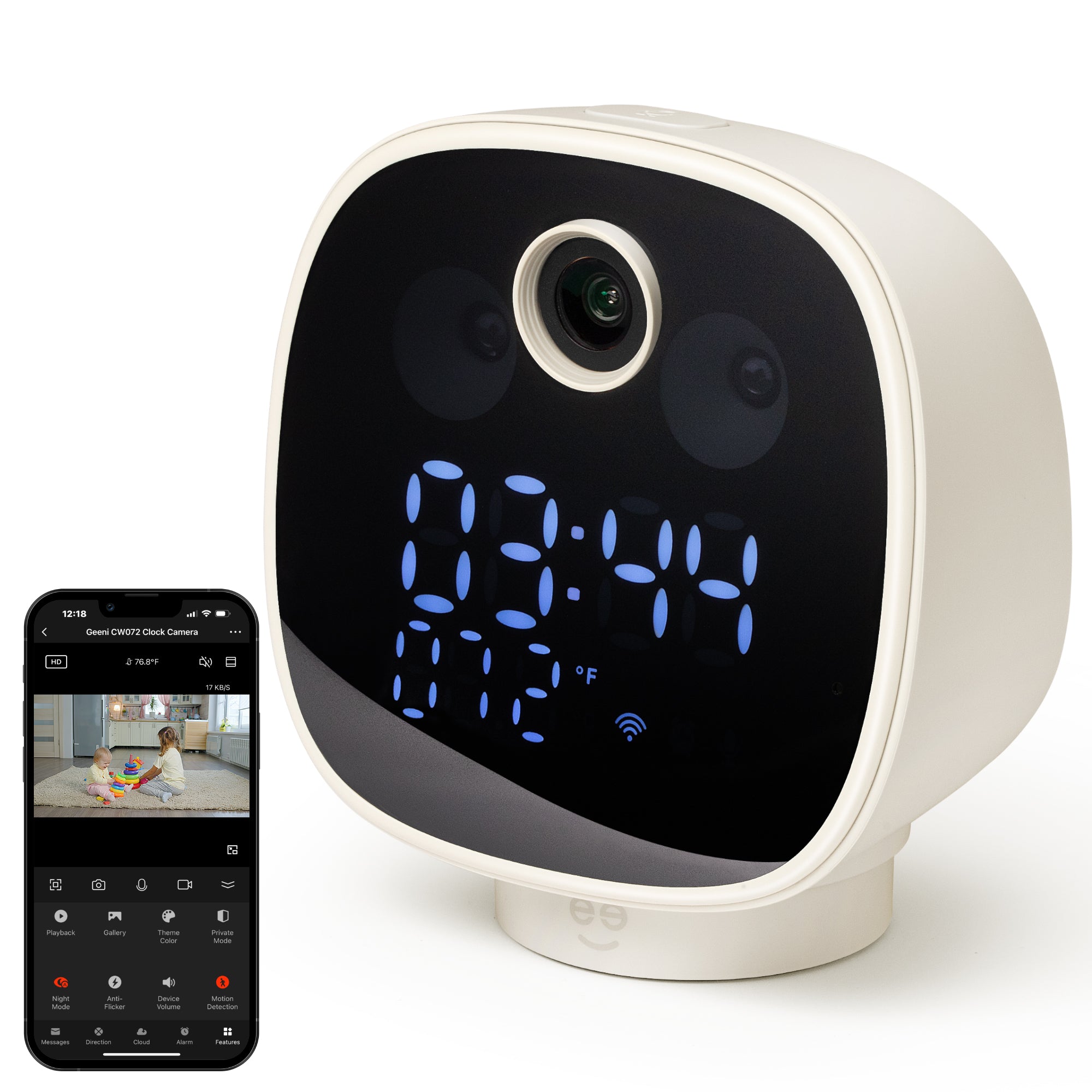 Geeni Serenity Smart Clock Camera