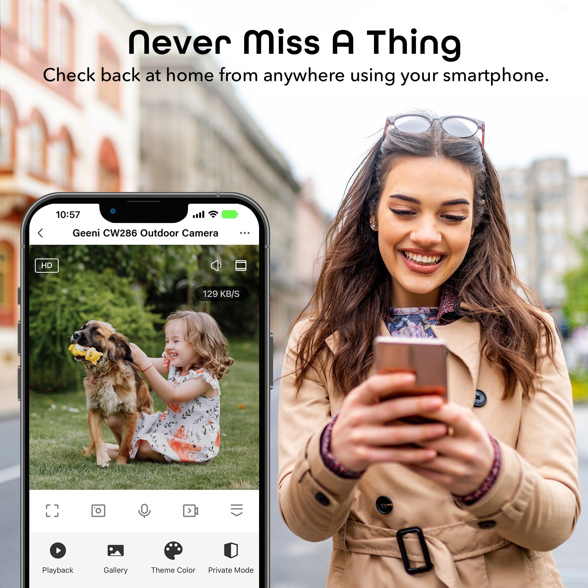 Geeni 1080P Mini Security Camera – 2-Pack