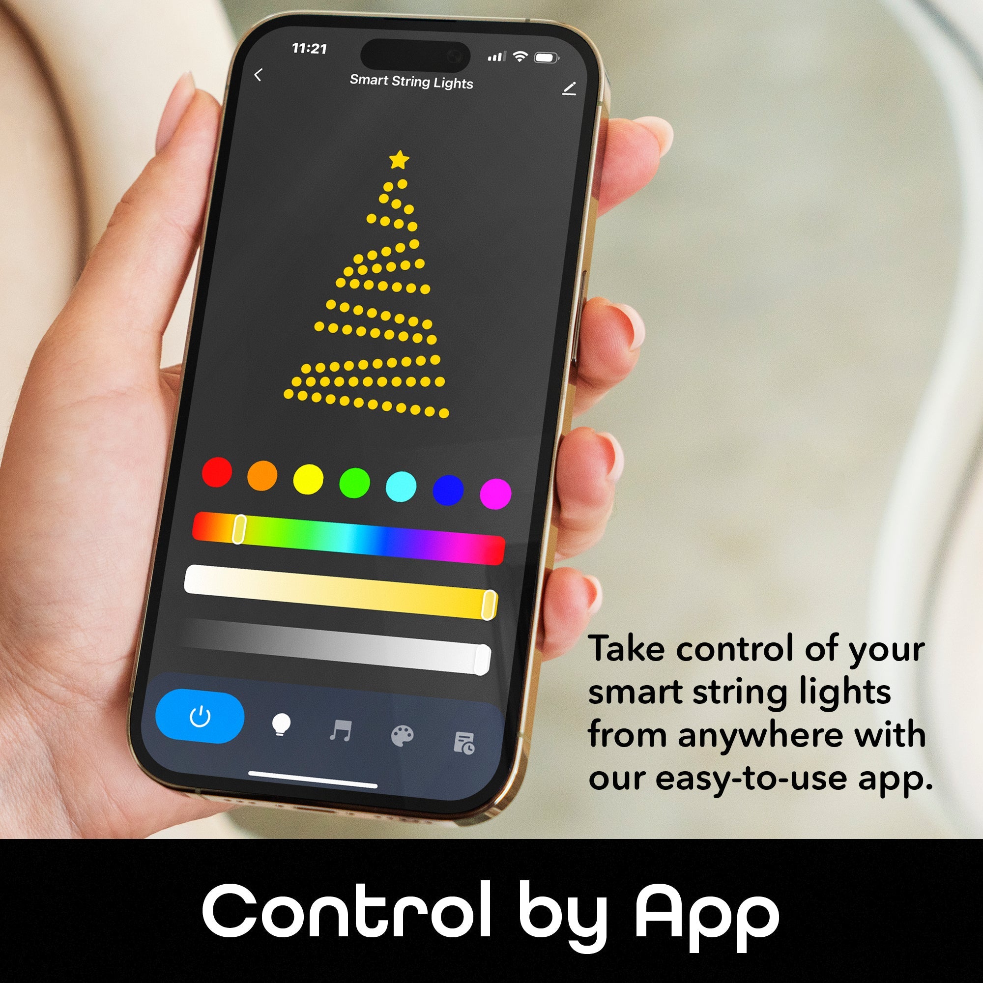 Geeni Indoor/Outdoor String Light (72 ft.)