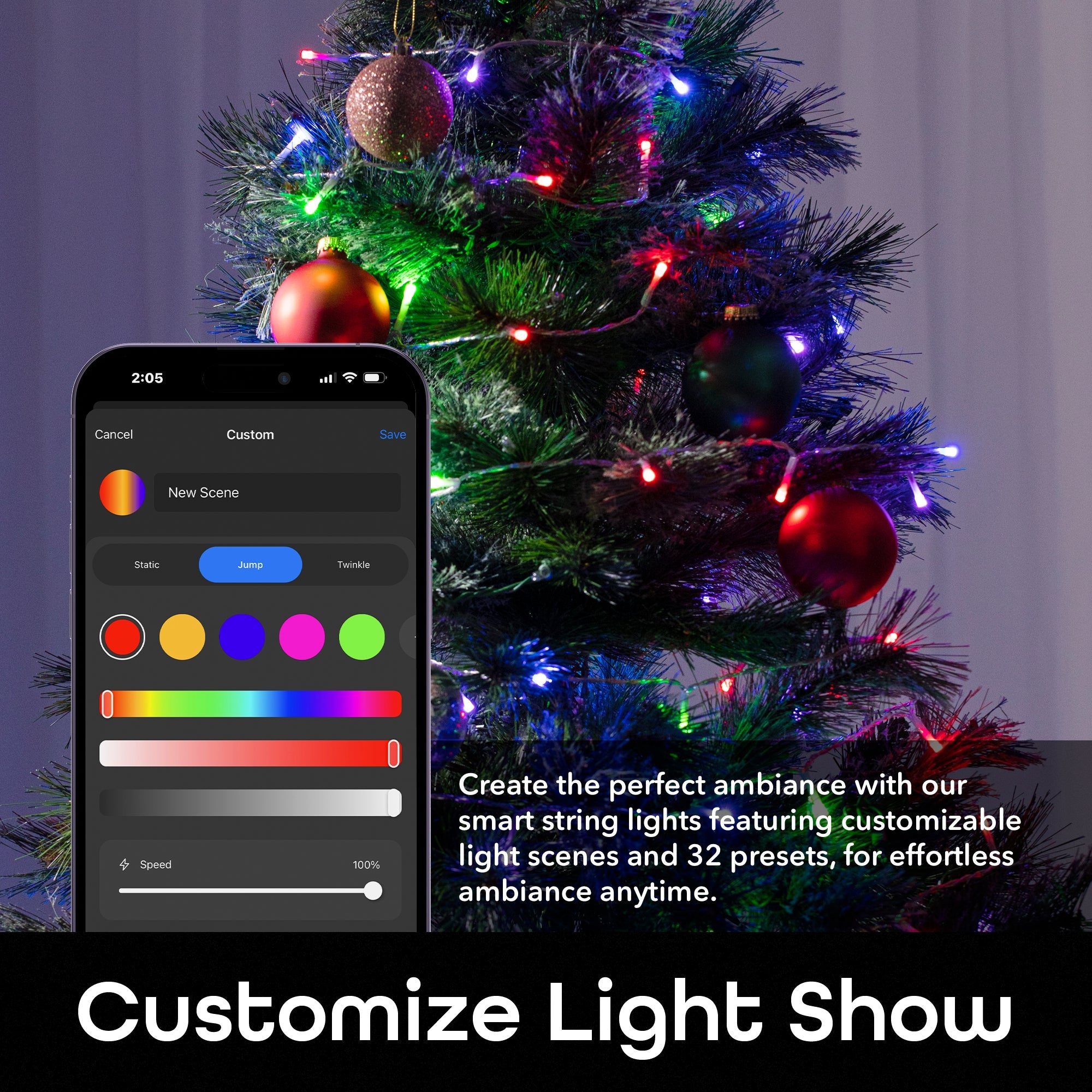 Geeni Indoor/Outdoor String Light (72 ft.)