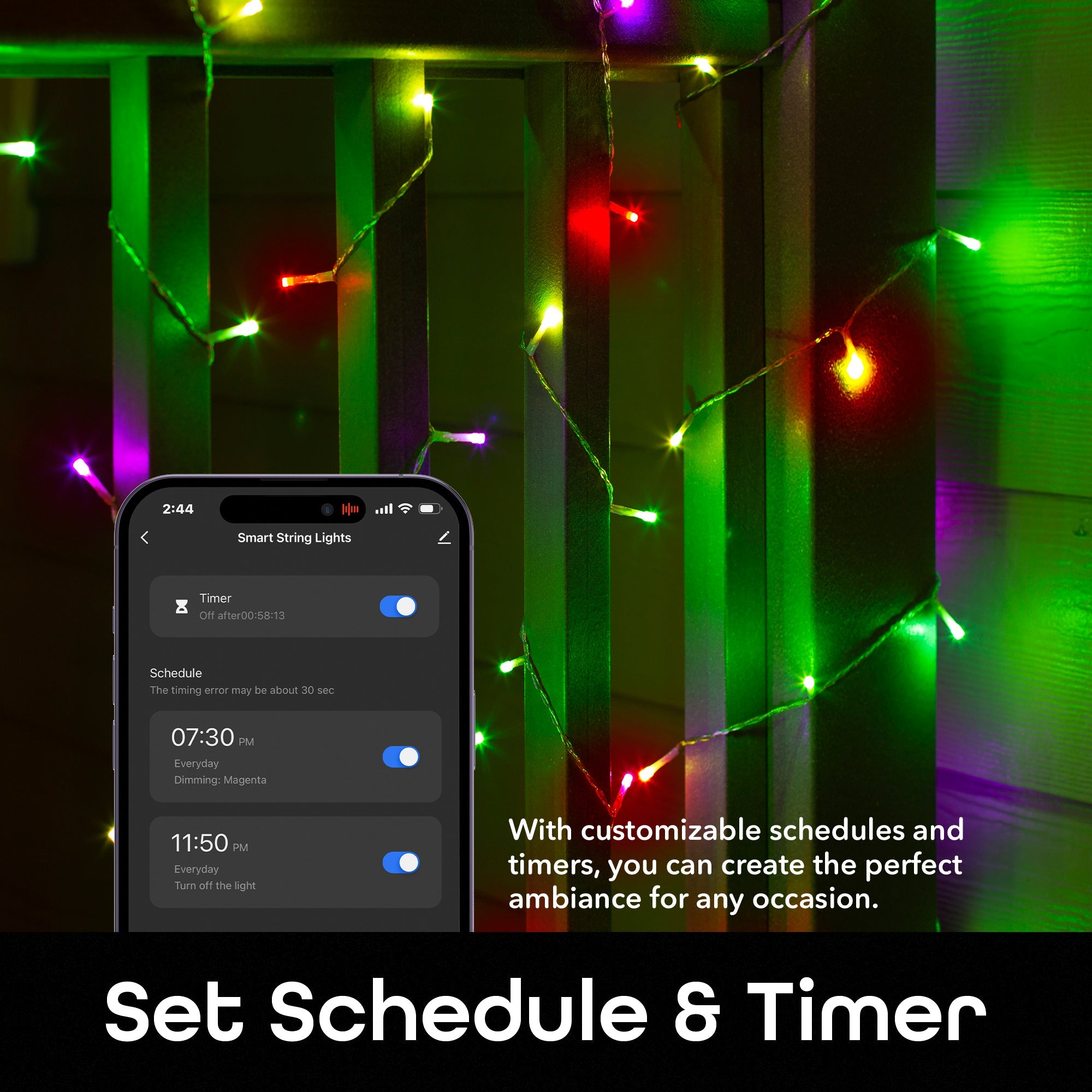 Geeni Indoor/Outdoor String Light (72 ft.)