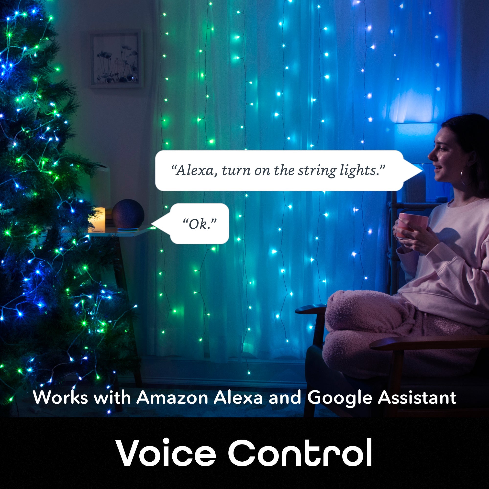 Geeni Indoor/Outdoor String Light (72 ft.)