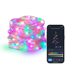 Geeni Pro Color Flow Smart LED String Lights - Multicolor RGB, Plug-In, 65.6 ft.