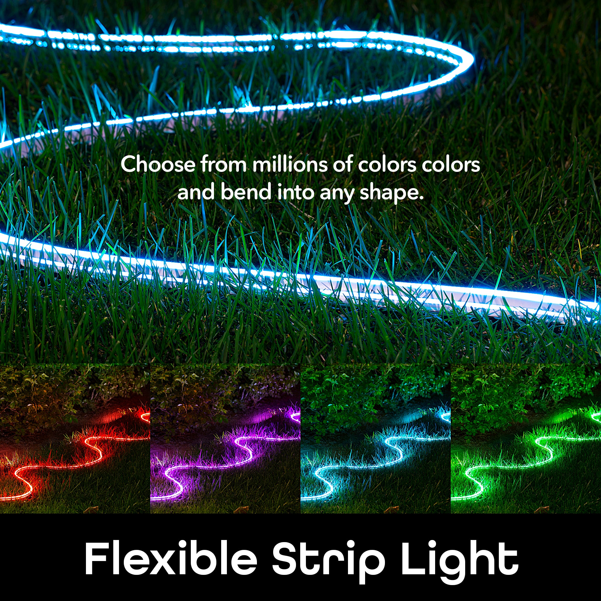 Geeni Prisma Neoflex RGB Strip Light with Music Sync (16.4 ft.)