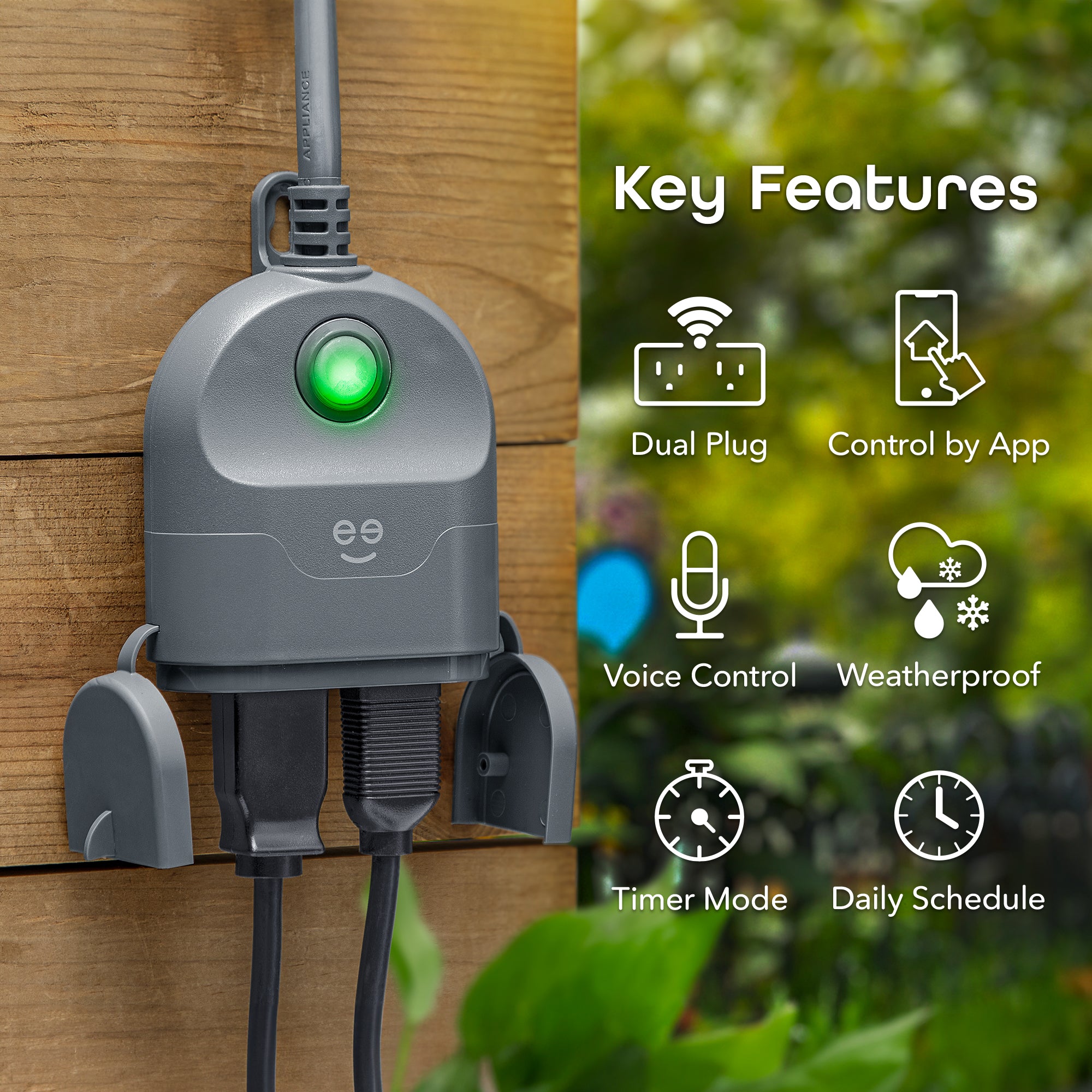 Geeni Smart Outdoor Plug - Many Devices, One App – Geeni Smarthome