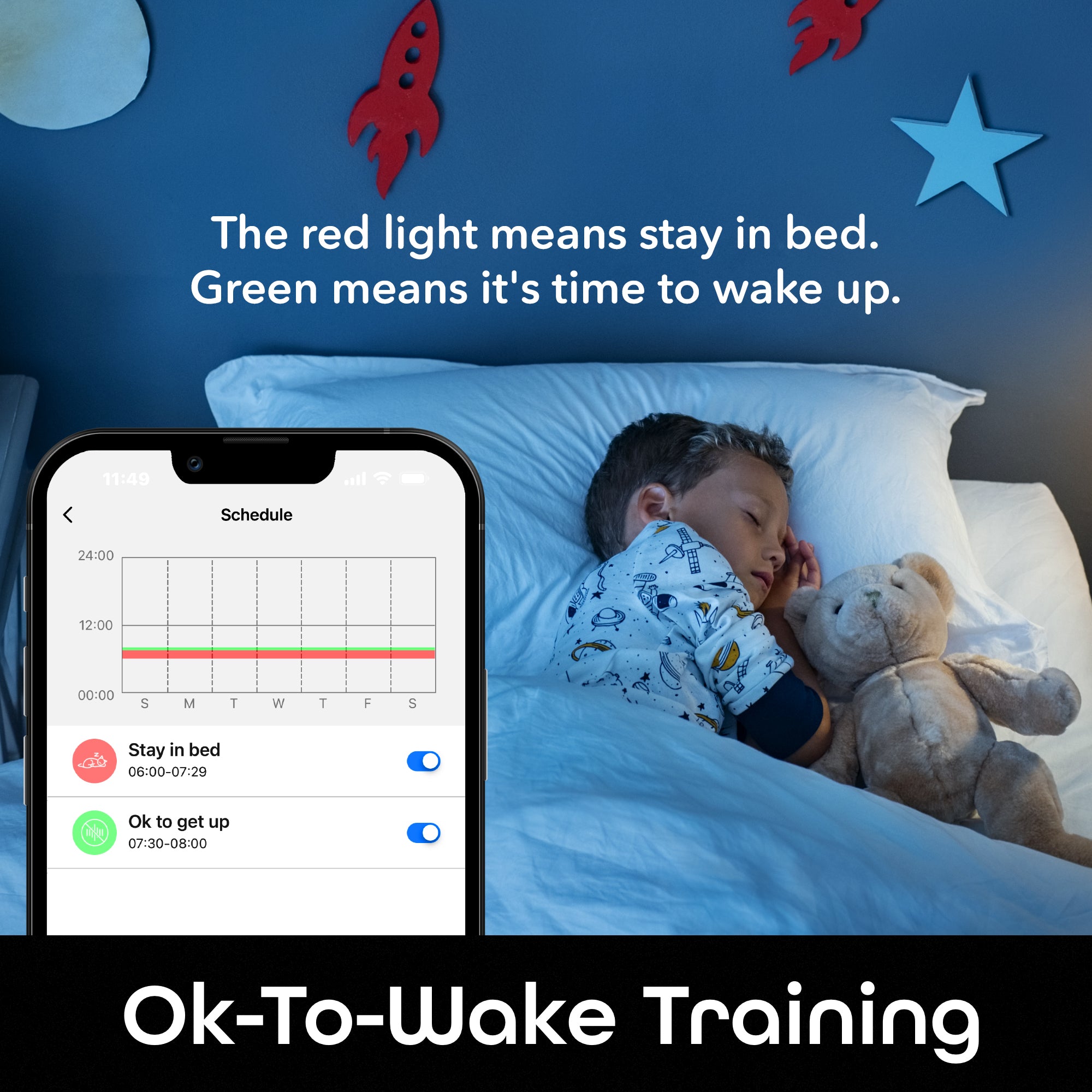 Geeni Rise & Shine - Smart Wi-Fi Kid's Training Light