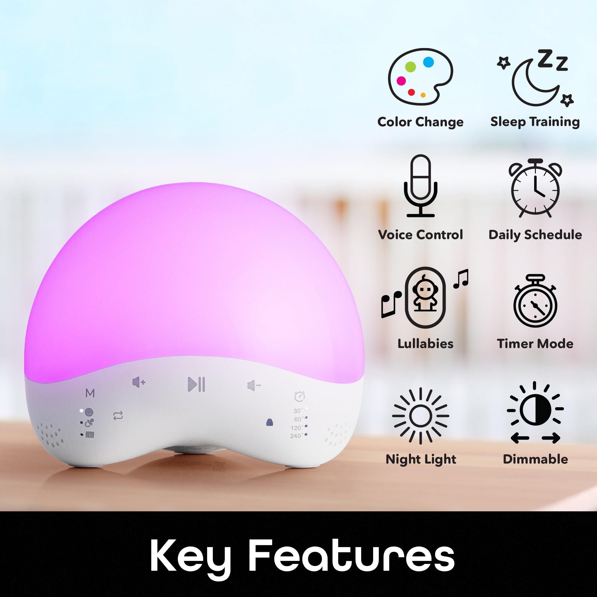 Geeni Rise & Shine - Smart Wi-Fi Kid's Training Light