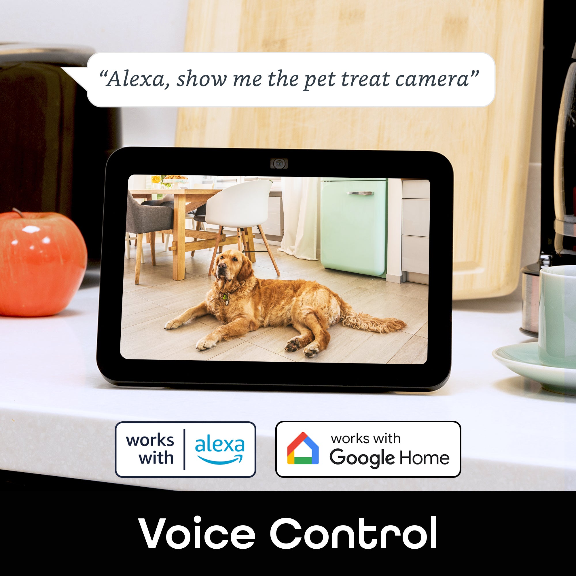 Geeni Treat Cam Pro Smart Pet Feeder with 2K HD Camera