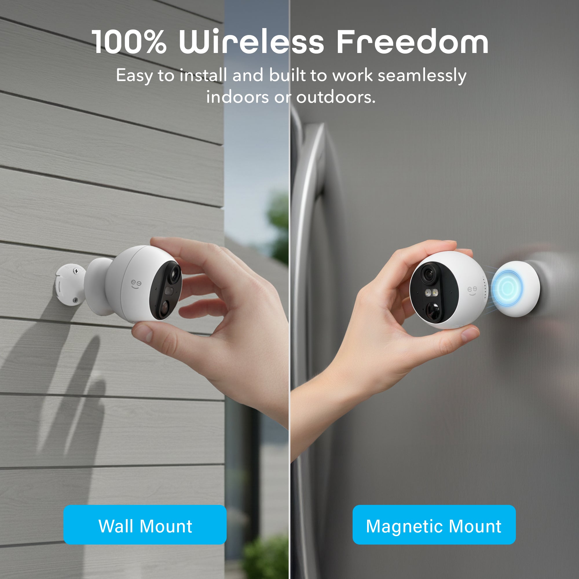 Geeni Perch 2K Magnetic Wireless Camera