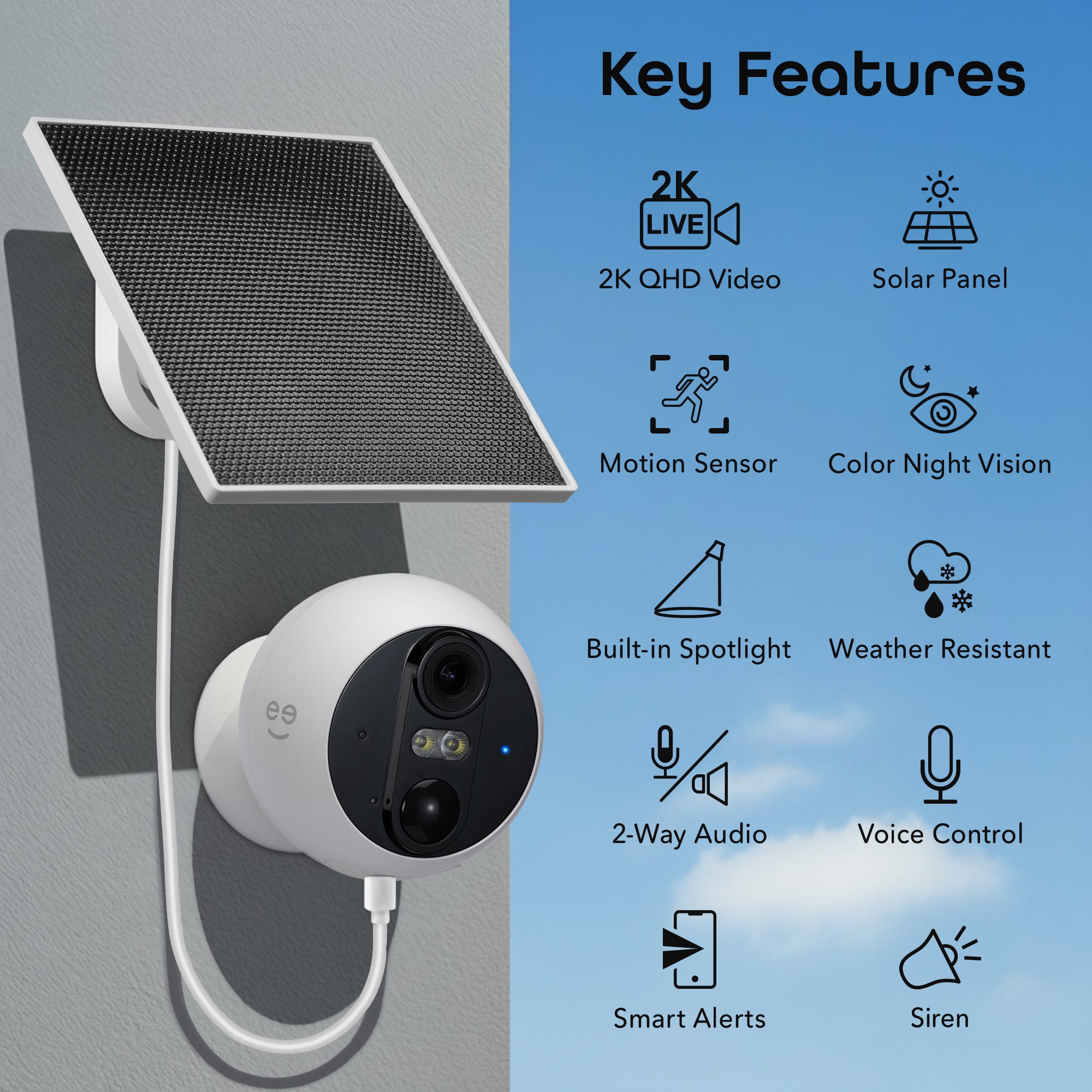 Geeni Perch 2k Magnetic Rechargeable Camera (Solar) – Geeni Smarthome