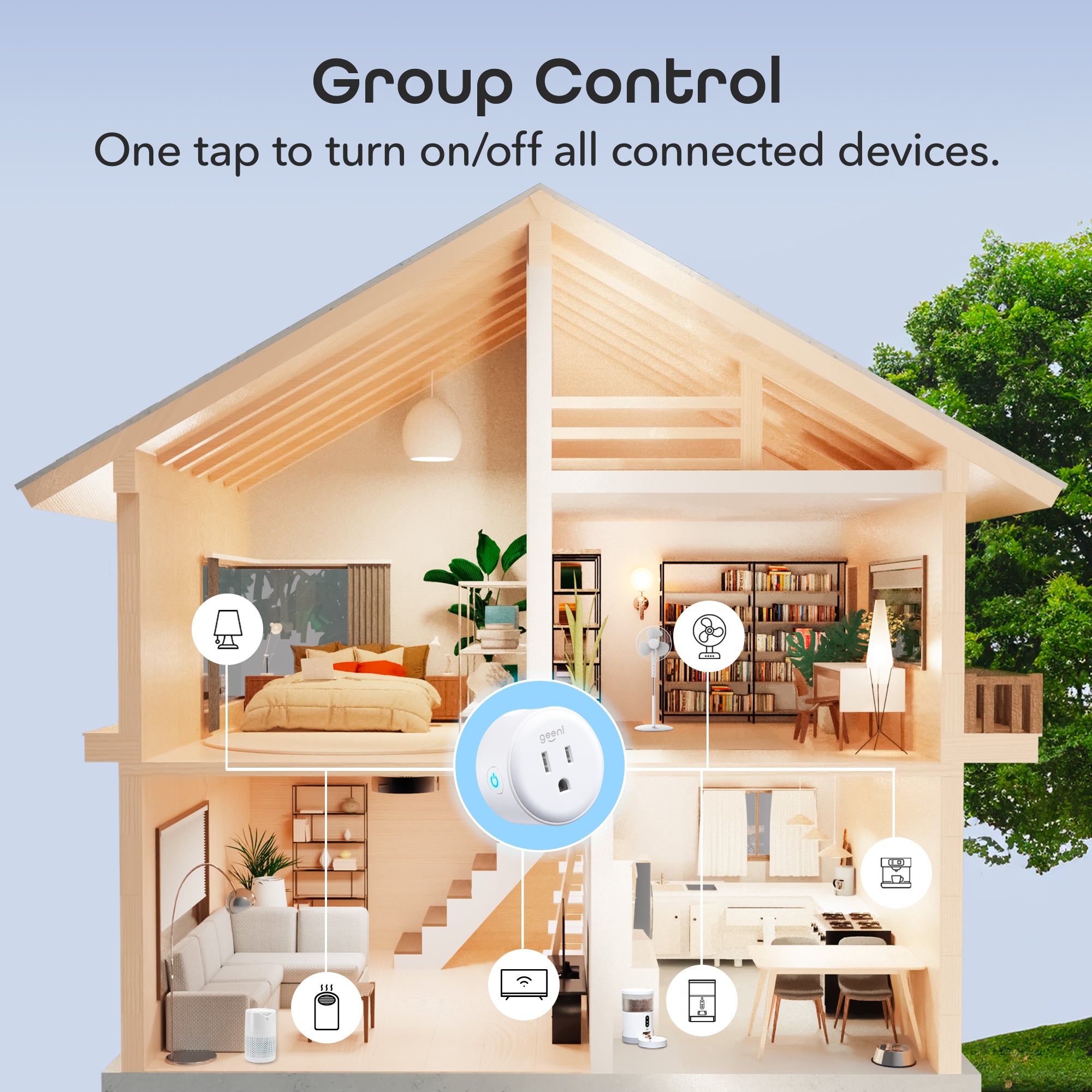 Geeni Dot Smart Wi-Fi Plug, Single Outlet – Geeni Smarthome