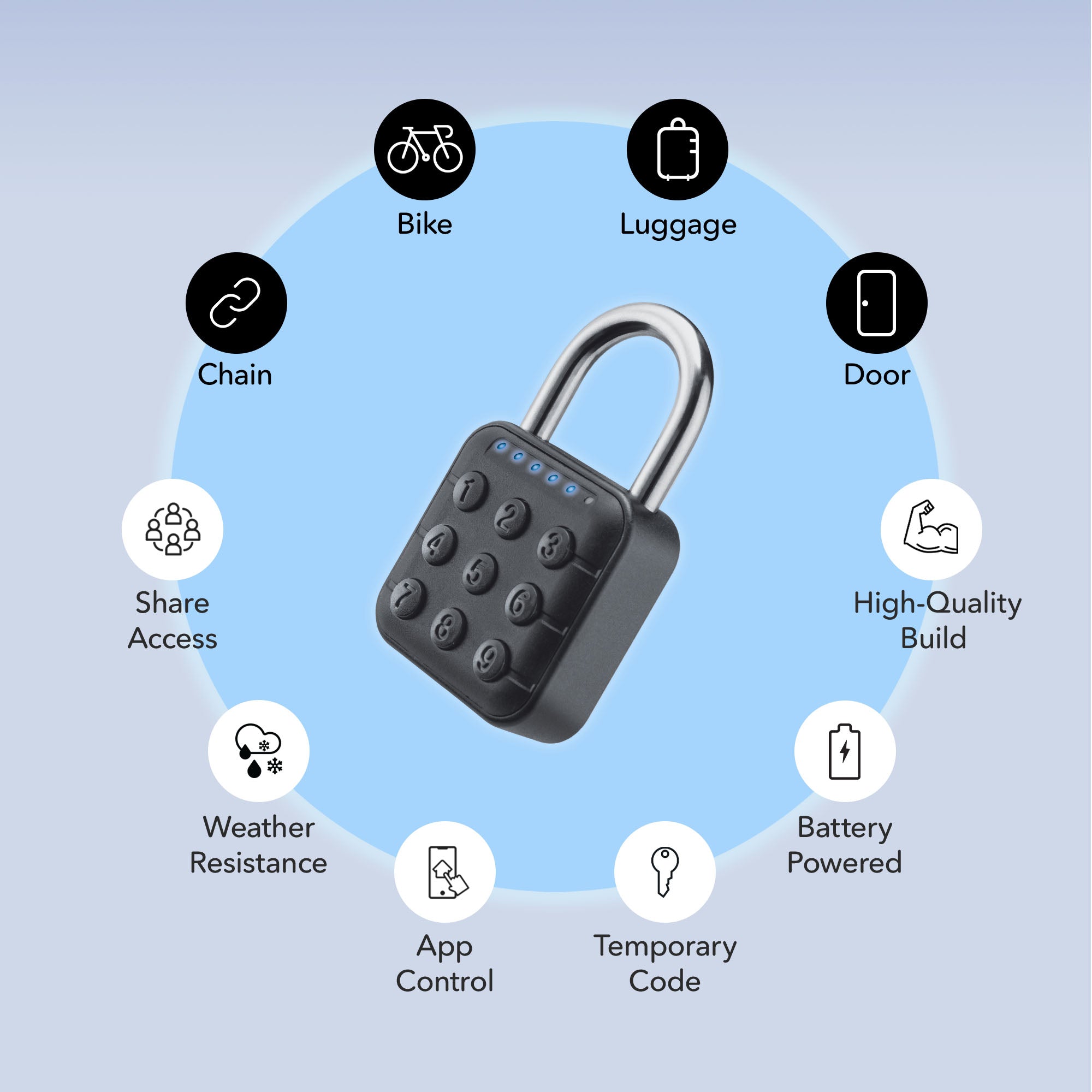 Geeni LockConnect Smart Bluetooth Padlock