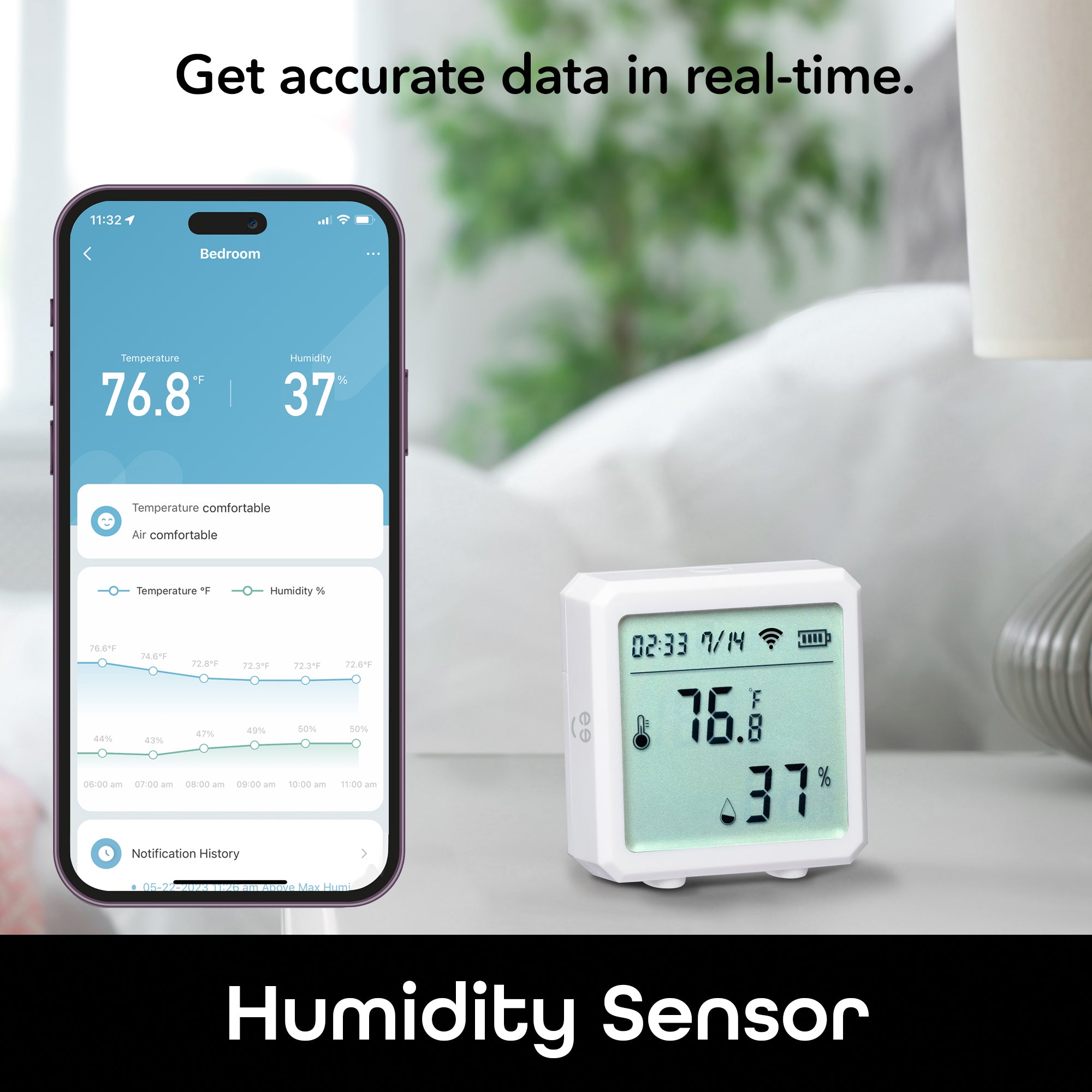 Geeni Temperature and Humidity Sensor (2-Pack)