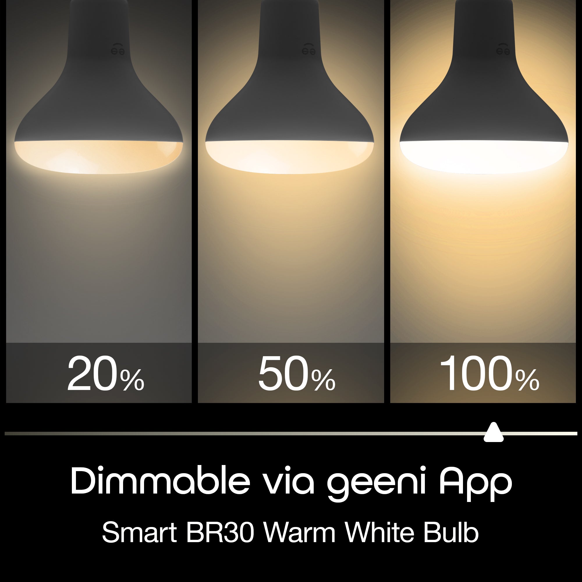 Geeni Lux BR30 Smart Bulb - Warm White