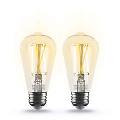 Geeni Lux Edison ST19 Smart Bulb - Tunable White (2-Pack)