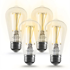 Geeni Lux Edison ST19 Smart Bulb - Tunable White (4-Pack)