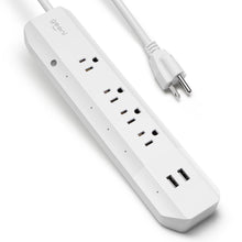 Geeni Surge 4 Outlet, 2 USB Surge Protector Strip