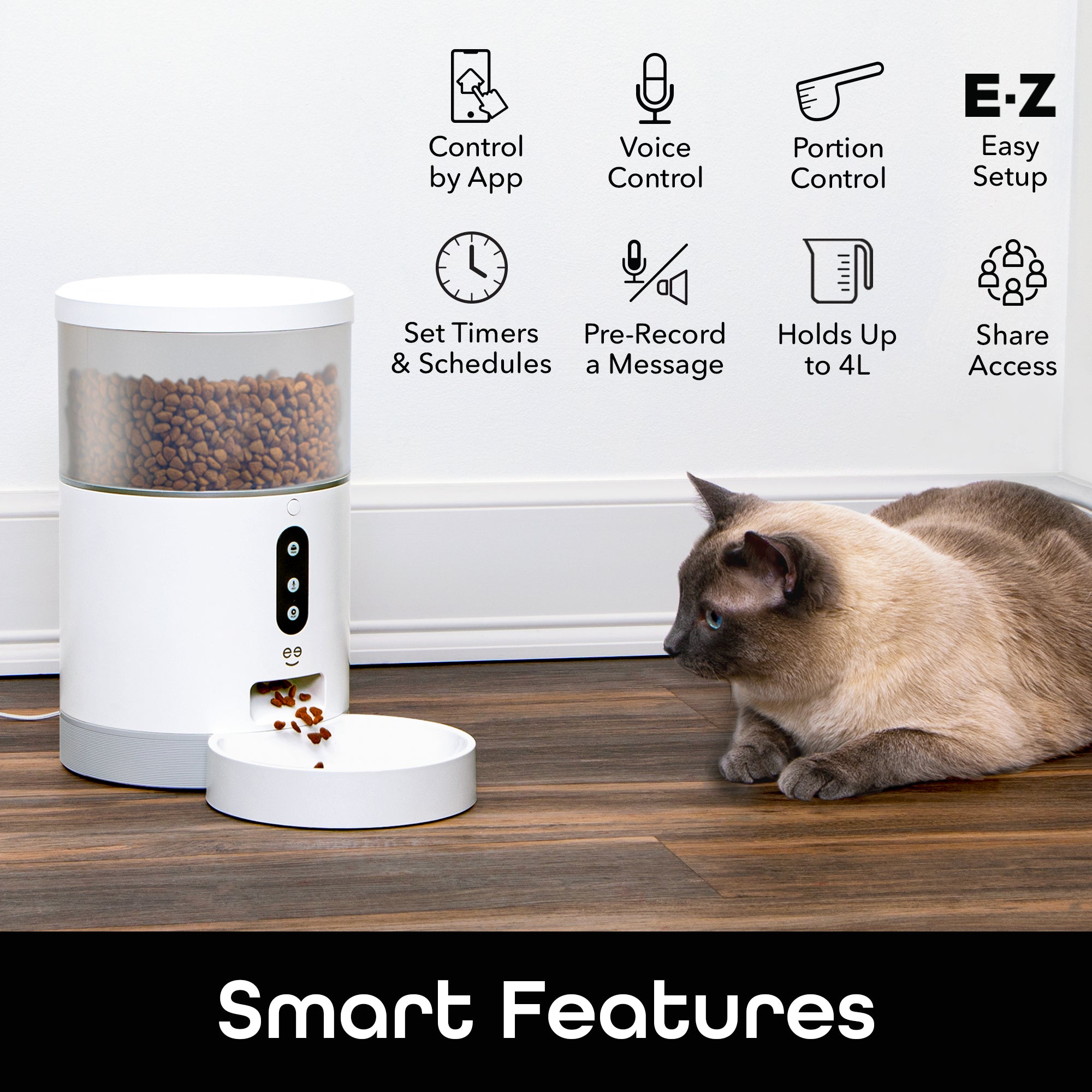 Geeni PetConnect Automatic Pet Feeder (4L)