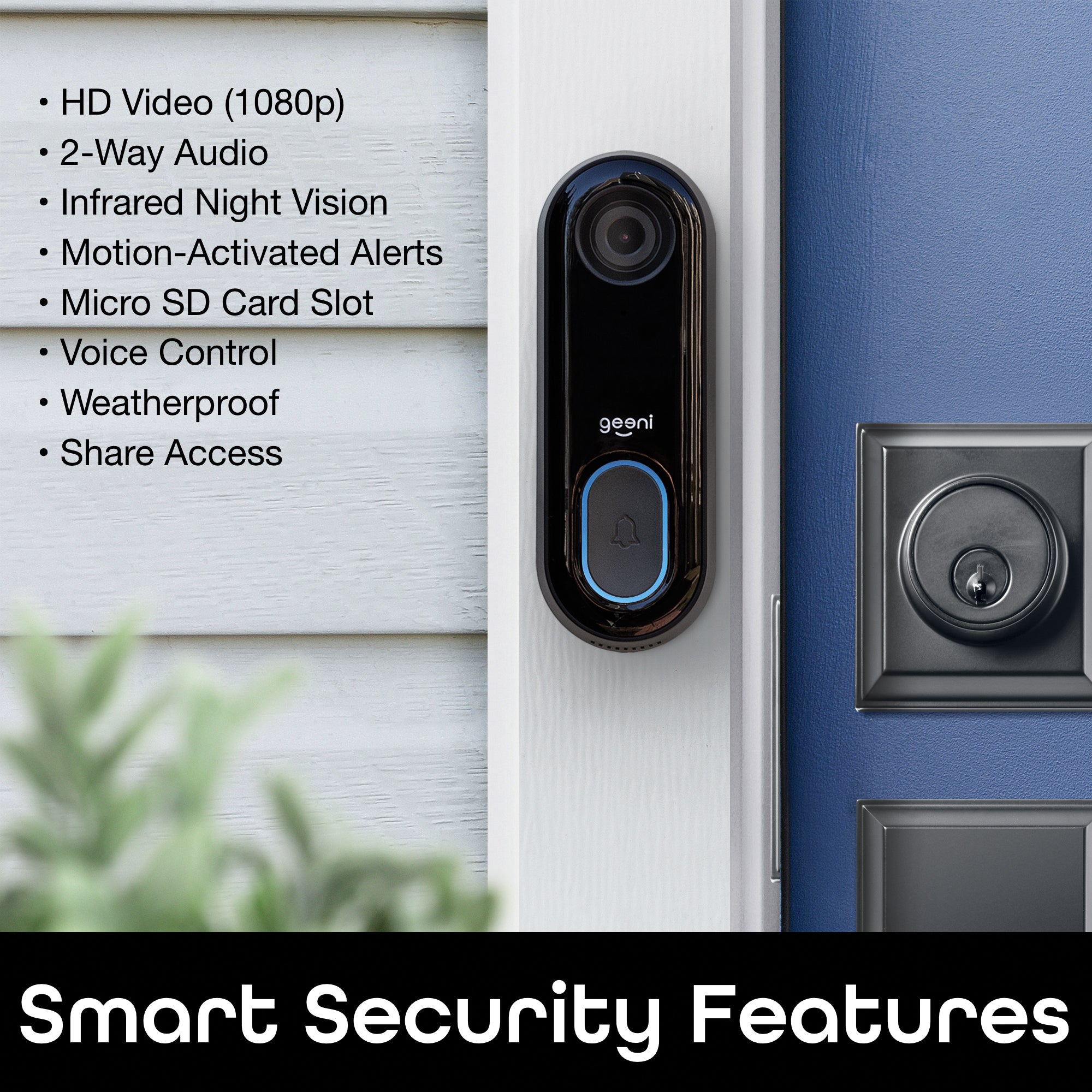 Geeni Doorpeek Smart Wired Doorbell