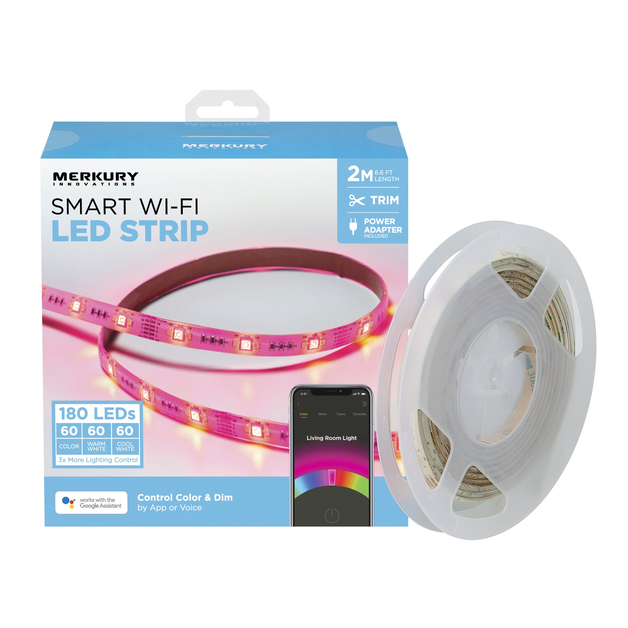 Merkury Innovations Smart LED Light Strip (6.5 ft.)